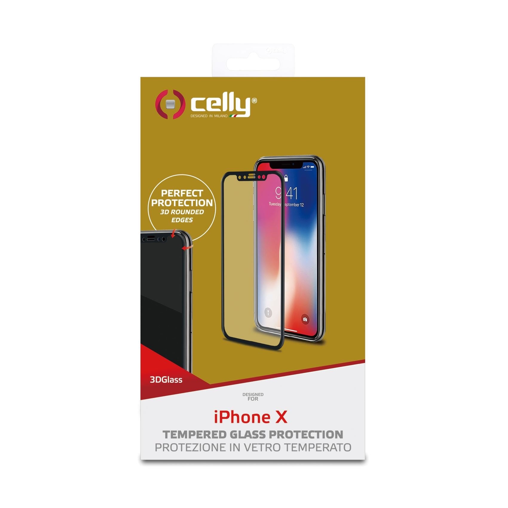 EAN 8021735730750 - Celly 3D Glass Protector de pantalla Apple 1 pieza(s) imagen 1