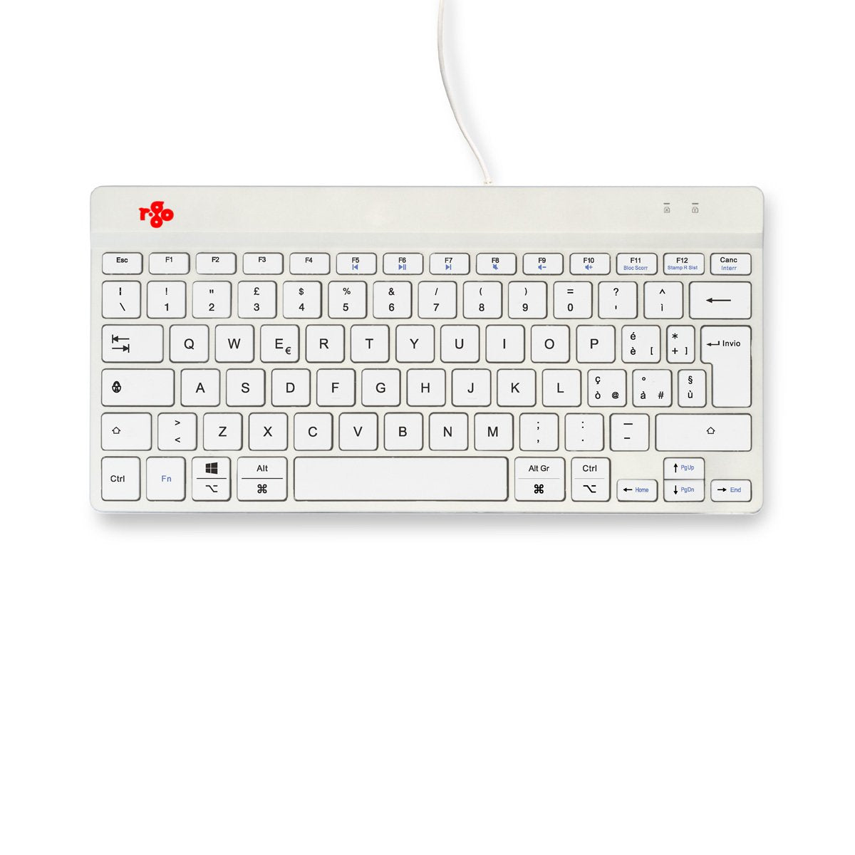 EAN 8719274491774 - R-Go Tools RGOCOITWDWH teclado Oficina USB Italiano imagen 6