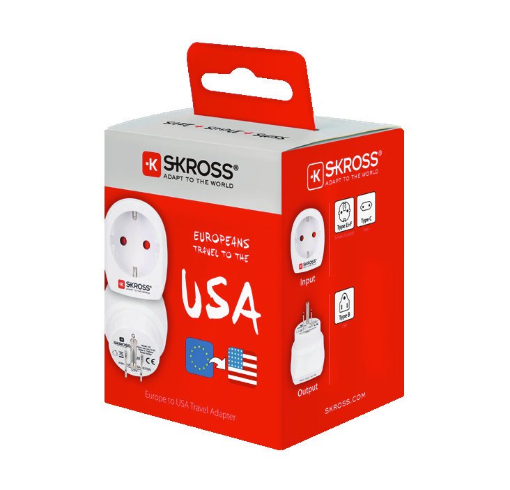 Adaptador Europeo A Estados Unidos Skross 1500203-E