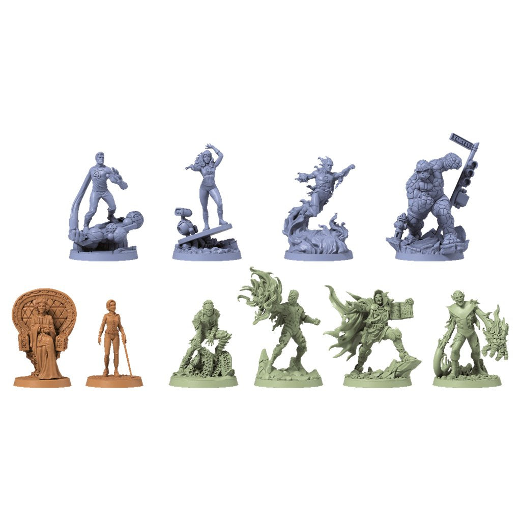 Juego De Mesa Marvel Zombies: Fantastic 4 Under Siege Pegi 14