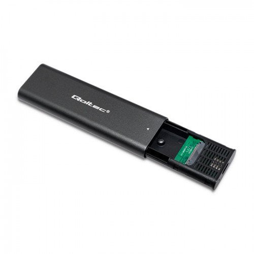 EAN 5901878503127 - Qoltec 50312 caja para disco duro externo Caja externa para unidad de estado sólido (SSD) Negro M.2 imagen 10