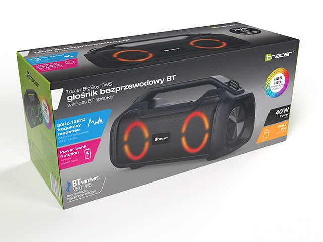 EAN 5907512872390 - Tracer BigBoy Altavoz portátil estéreo Negro 40 W imagen 9