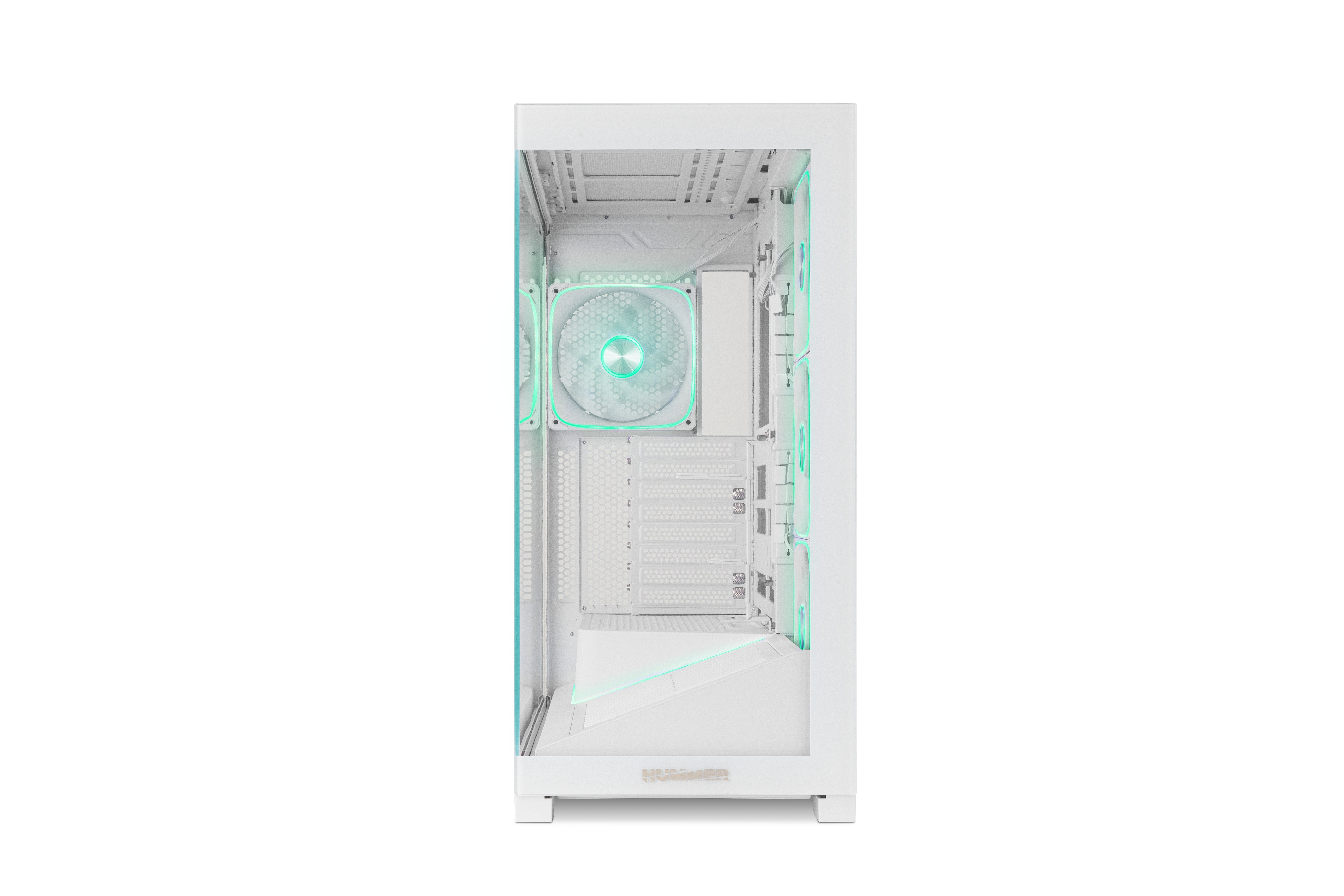 Caja Gaming Semitorre Nox Hummer Blade Blanca