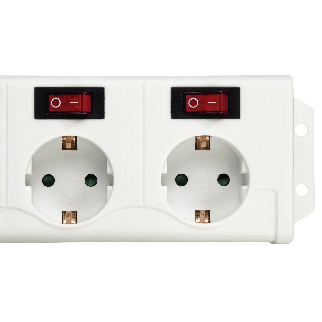 Hama Socket Line 6+1 Xl Simple Conmutable Blanco