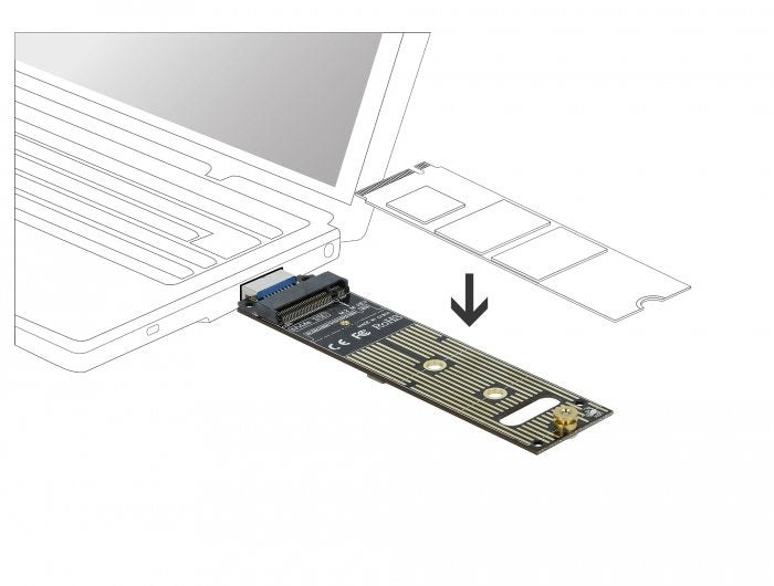 Delock 64069 Convertidor Para M.2 Nvme Pcie Ssd Con Usb 3.1 Gen 2