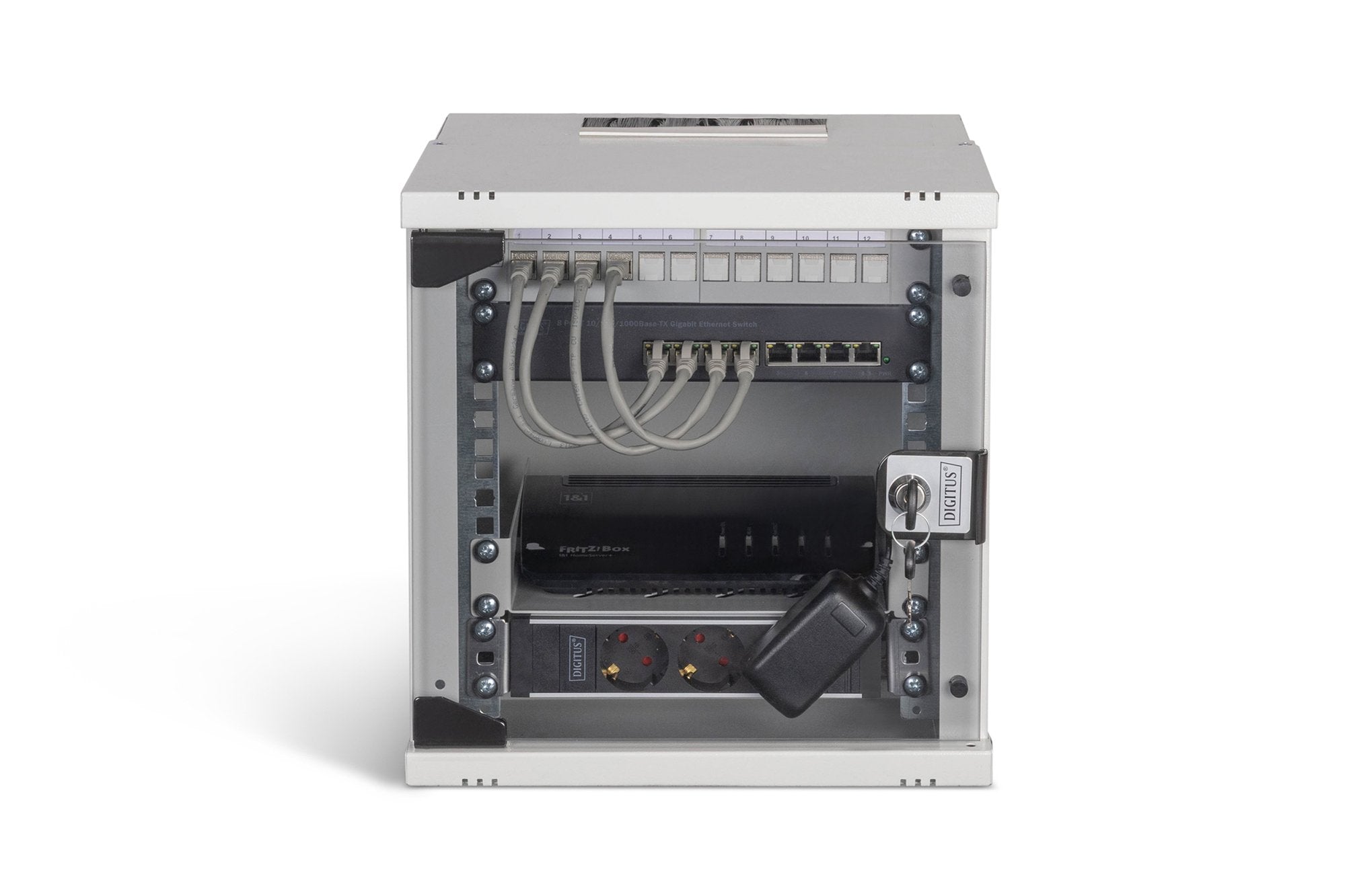 EAN 4016032499404 - Digitus DN-49100-SET armario rack Bastidor de pared Gris imagen 4