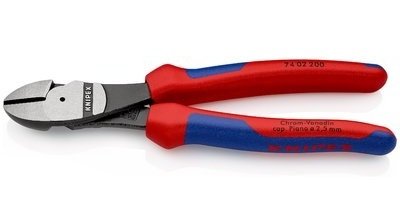 Alicate De Corte Diagonal Knipex Para Trabajos Pesados  200 Mm,