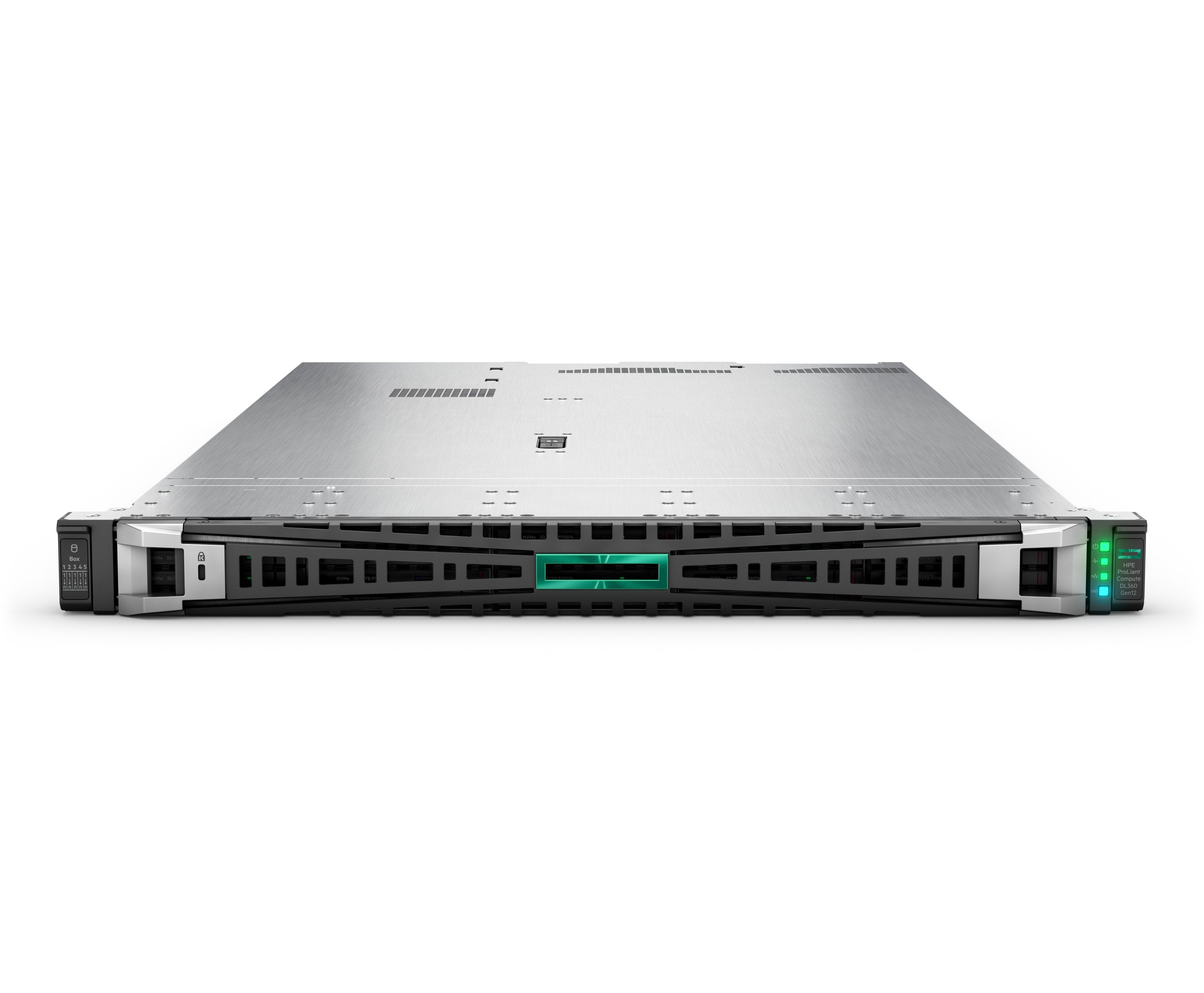 Hpe Proliant Compute Dl360 Gen12 Servidor Se Puede Montar En Bastidor 1u 2 Vías 1 X Xeon 6515p / Hasta 3.8 Ghz Ram 64 Gb Sata/Sas/Nvme Hot-Swap 2.5" Bahía(S) Sin Disco Duro Sin So Monitor: Ninguno