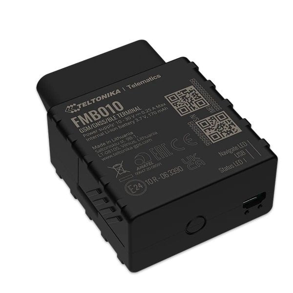 Teltonika Fmb010 Obdii Plug And Play Tracker With Gnss, Gsm And Bluetooth Connectivity