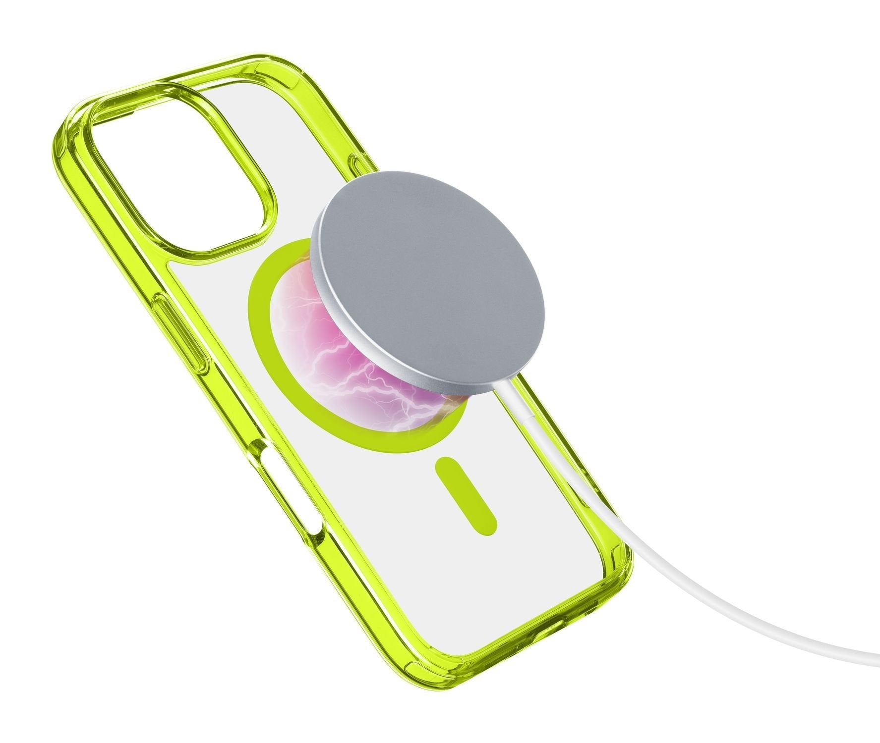 Cellularline Iconic Mag Magsafe Case Iphone 16 Pro Lime