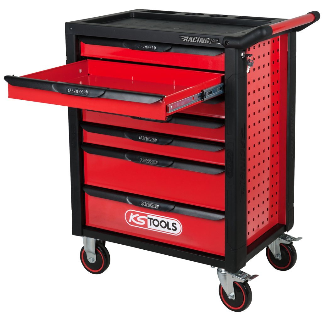 Carro De Taller Ks Tools Racingline Negro-Rojo 826.0007
