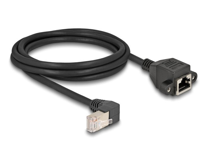 Delock Cable De Extensión S/Ftp Macho Rj45 Macho 90° Angular