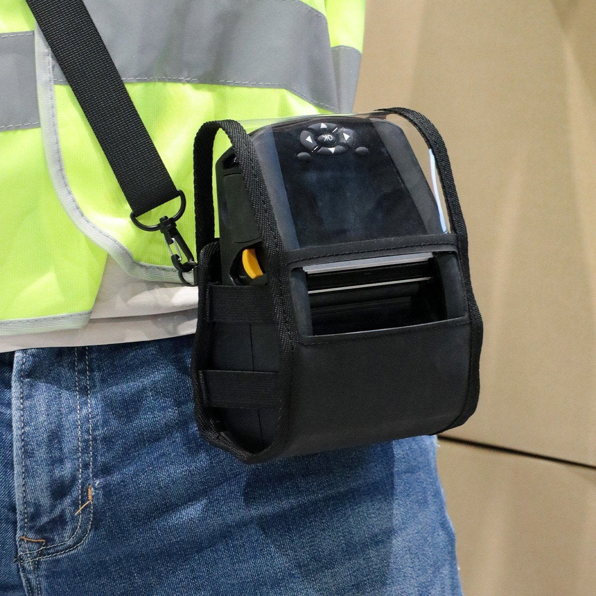 Universal Soft Case For Mobile Printer L + Shoulder Strap