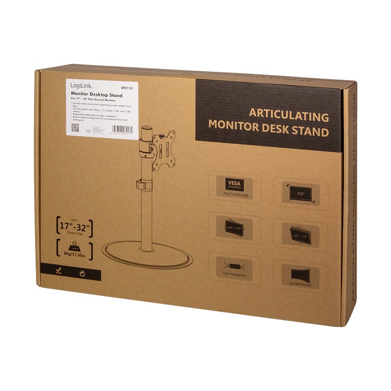 Soporte Monitor Logilink Bp0110 17"-32"