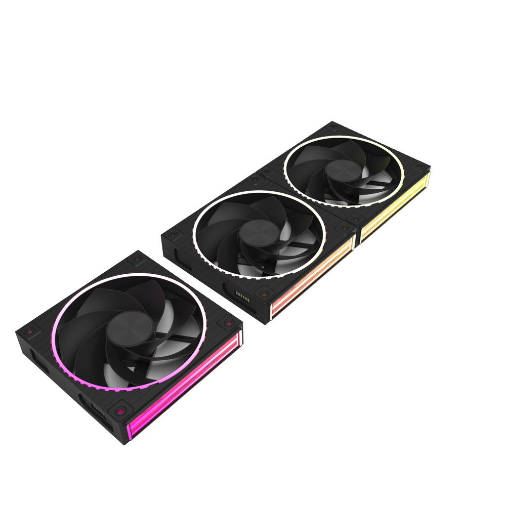 Ventilador Pc  Zalman Zm-Df120r Black  Argb 1x Vent 120mm