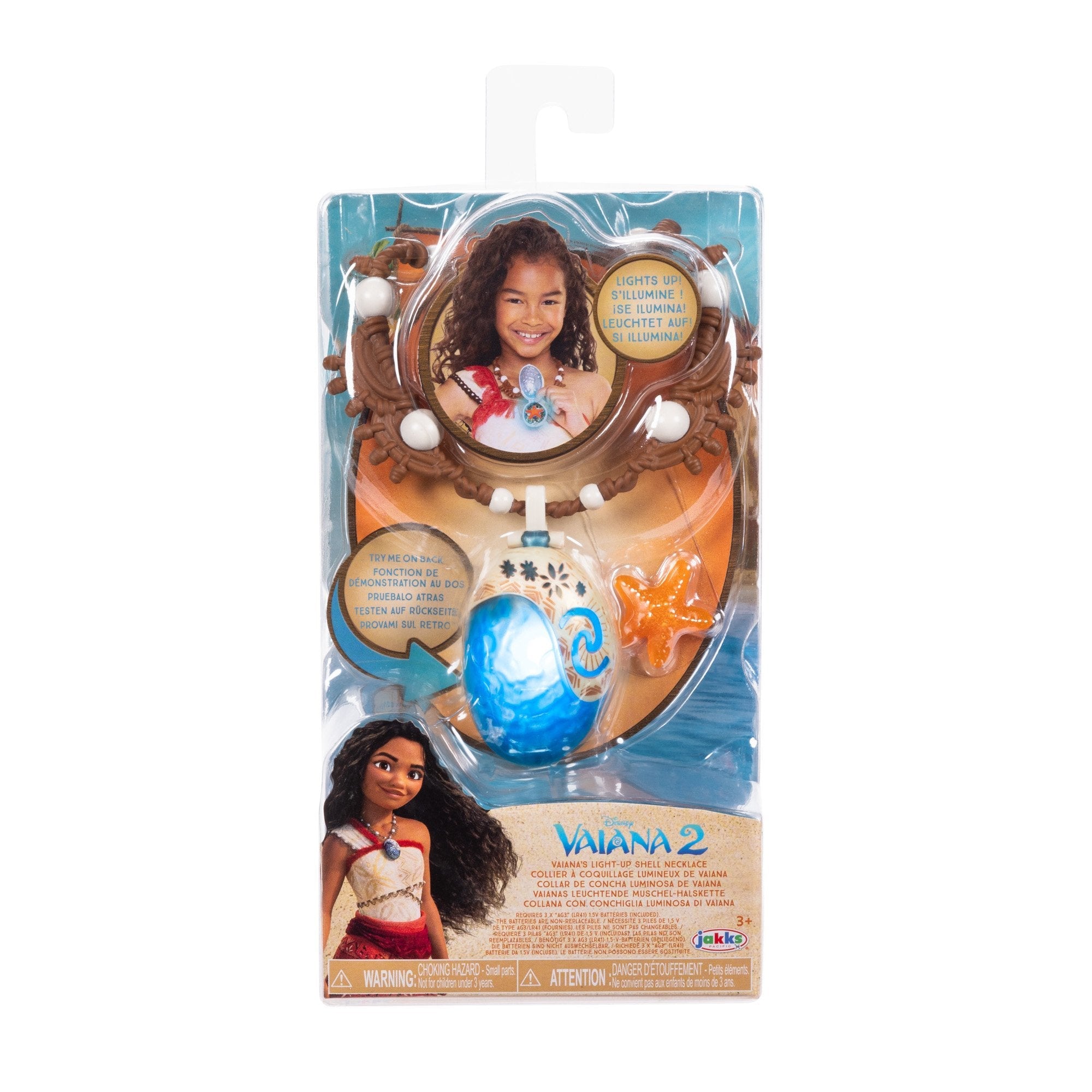 Collar Estrella De Mar Musical Vaiana 2 Disney