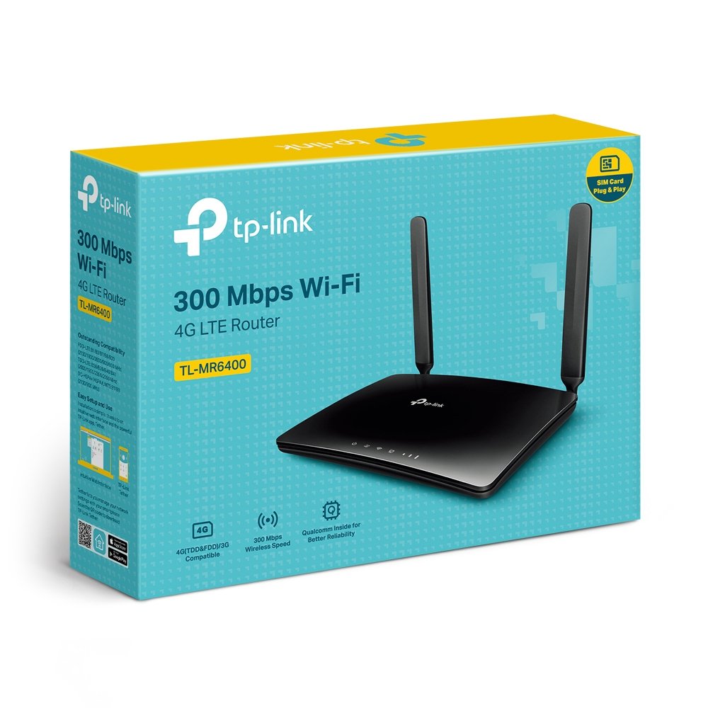 Tp-Link Wl-Router Tl-Mr6400 Lte 4g Modem 300mbit