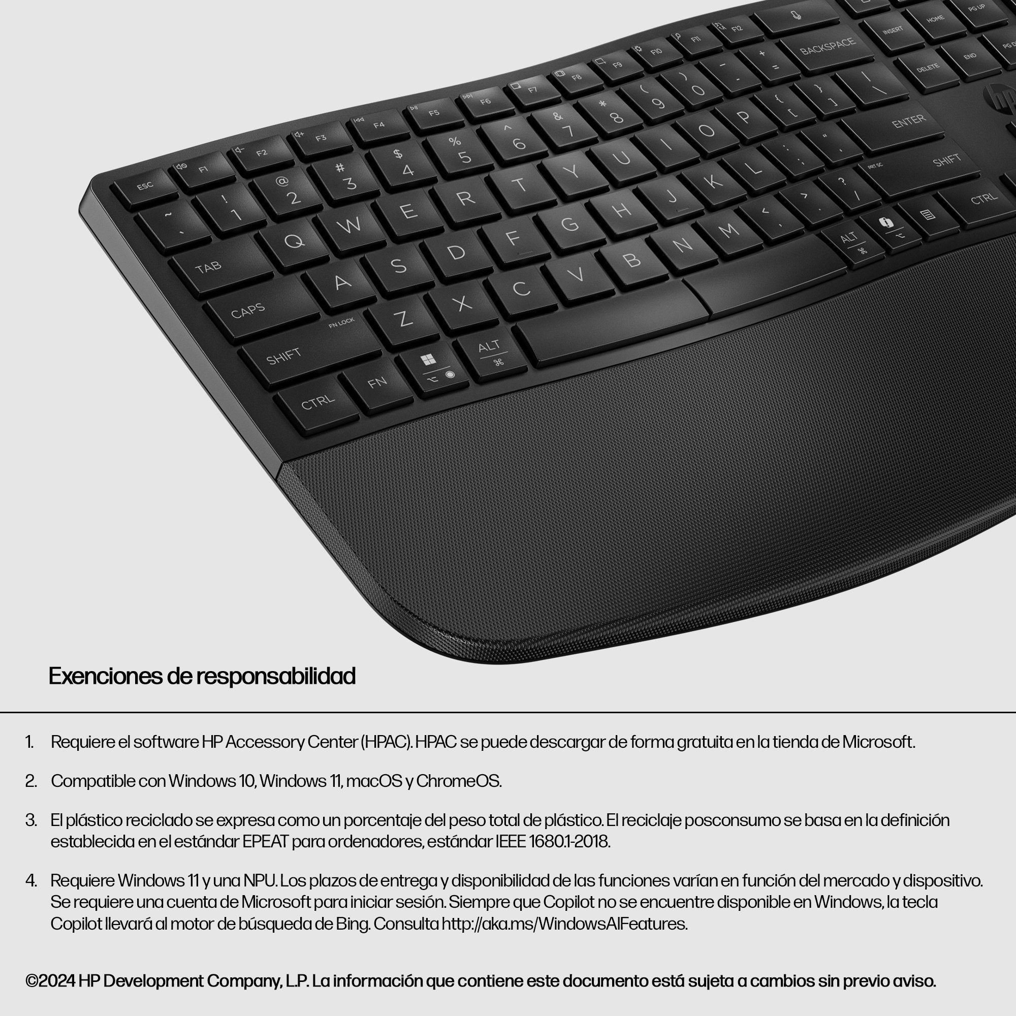Hp Combo 685 Teclado Español  + Raton Modo Dual Comfort Inalambricos