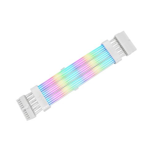 Thermaltake Mod Argb Snow Cable 24pin (Blanco) Ac-081-Cn6nan-A1