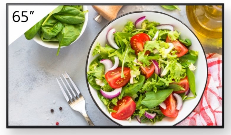 65" Pro Bravia Lcd 550nit W/Bravia Sv