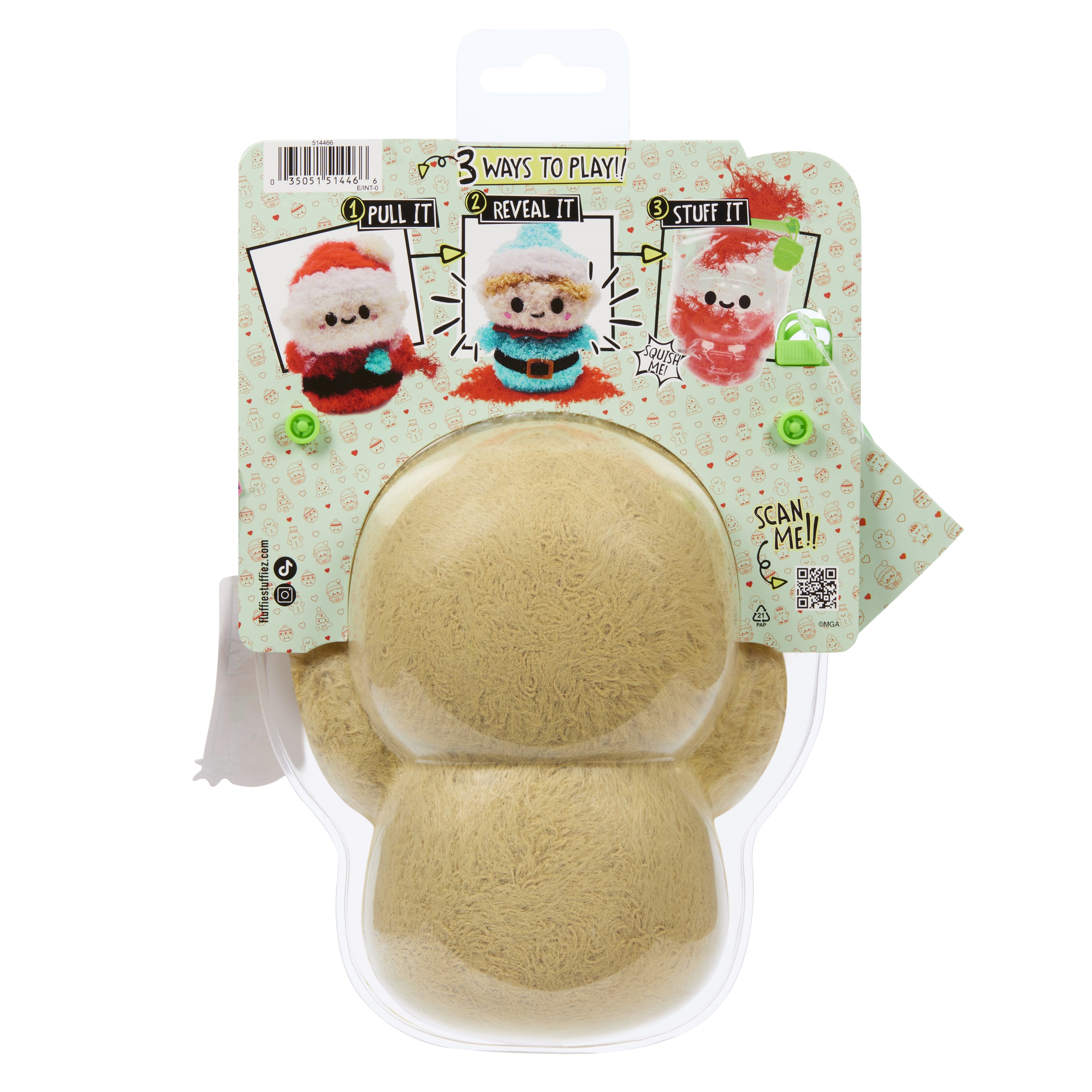 EAN 0035051514466 - MGA Entertainment Fluffie Stuffiez Small Plush - Holiday Gingerbread imagen 7