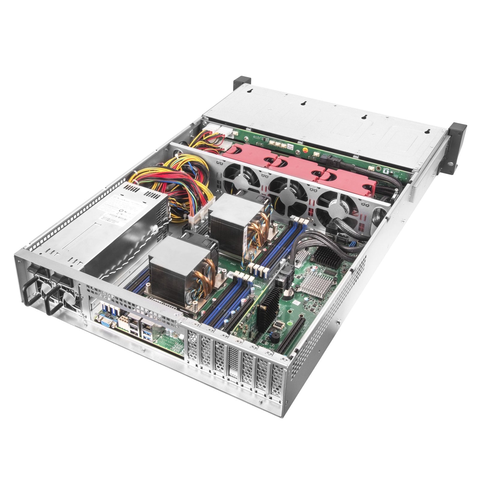 Silverstone Chasis De Almacenamiento Con Montura En Rack 2u De 12 Bahías 2,5/3,5 Hdd/Ssd Con Interfaz Mini-Sas Hd Sff-8643 12 Gb/S