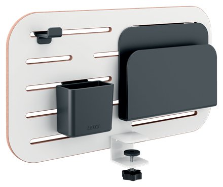 Leitz Schreibtisch-Organizer 42x25cm Pegboard Klein Ergo Blanco