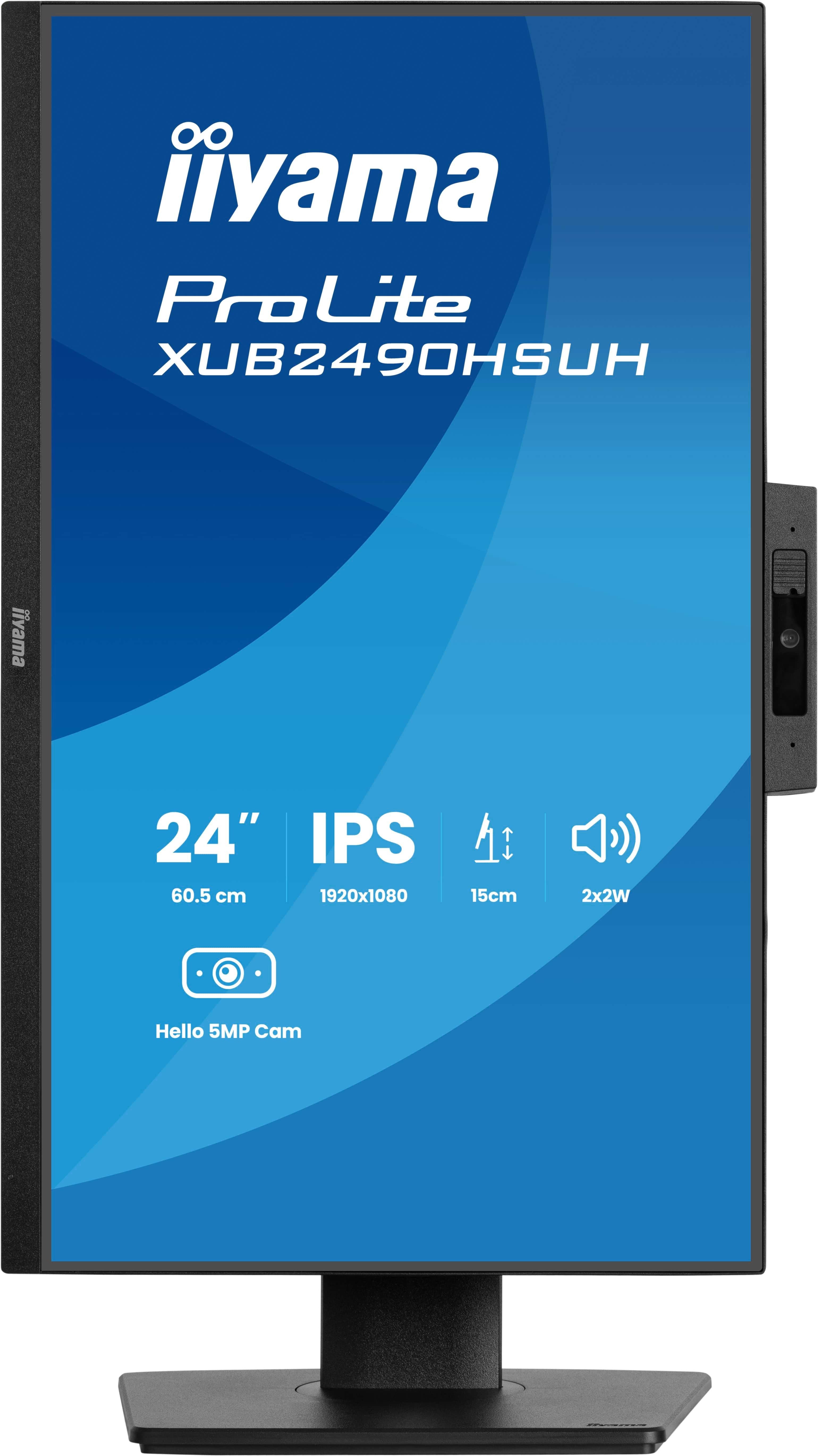 EAN 4948570125517 - iiyama XUB2490HSUH-B2 pantalla para PC 60,5 cm (23.8") 1920 x 1080 Pixeles Full HD LED Negro imagen 3