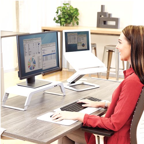EAN 0043859751457 - Fellowes 8064201 soporte para monitor Escritorio Blanco imagen 4