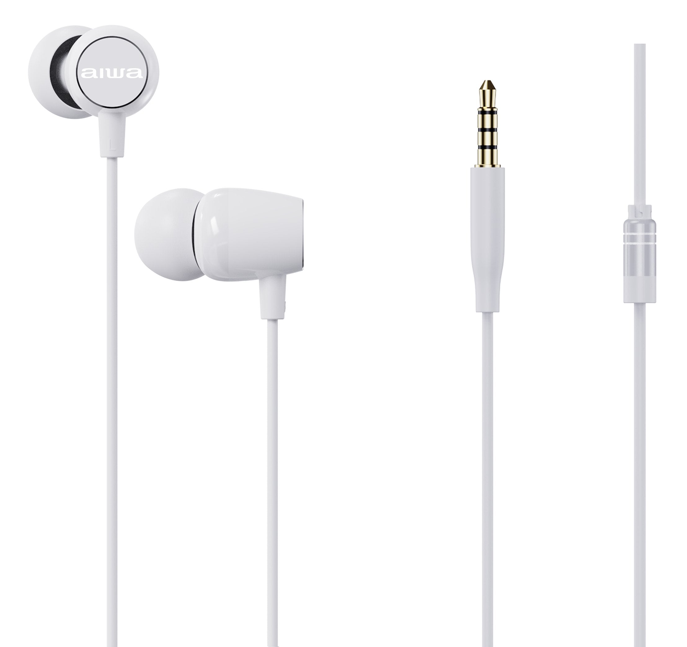 EAN 8435256810745 - Aiwa ESTM-20WT auricular y casco Auriculares Alámbrico Dentro de oído Llamadas/Música/Deporte/Uso diario  imagen 1