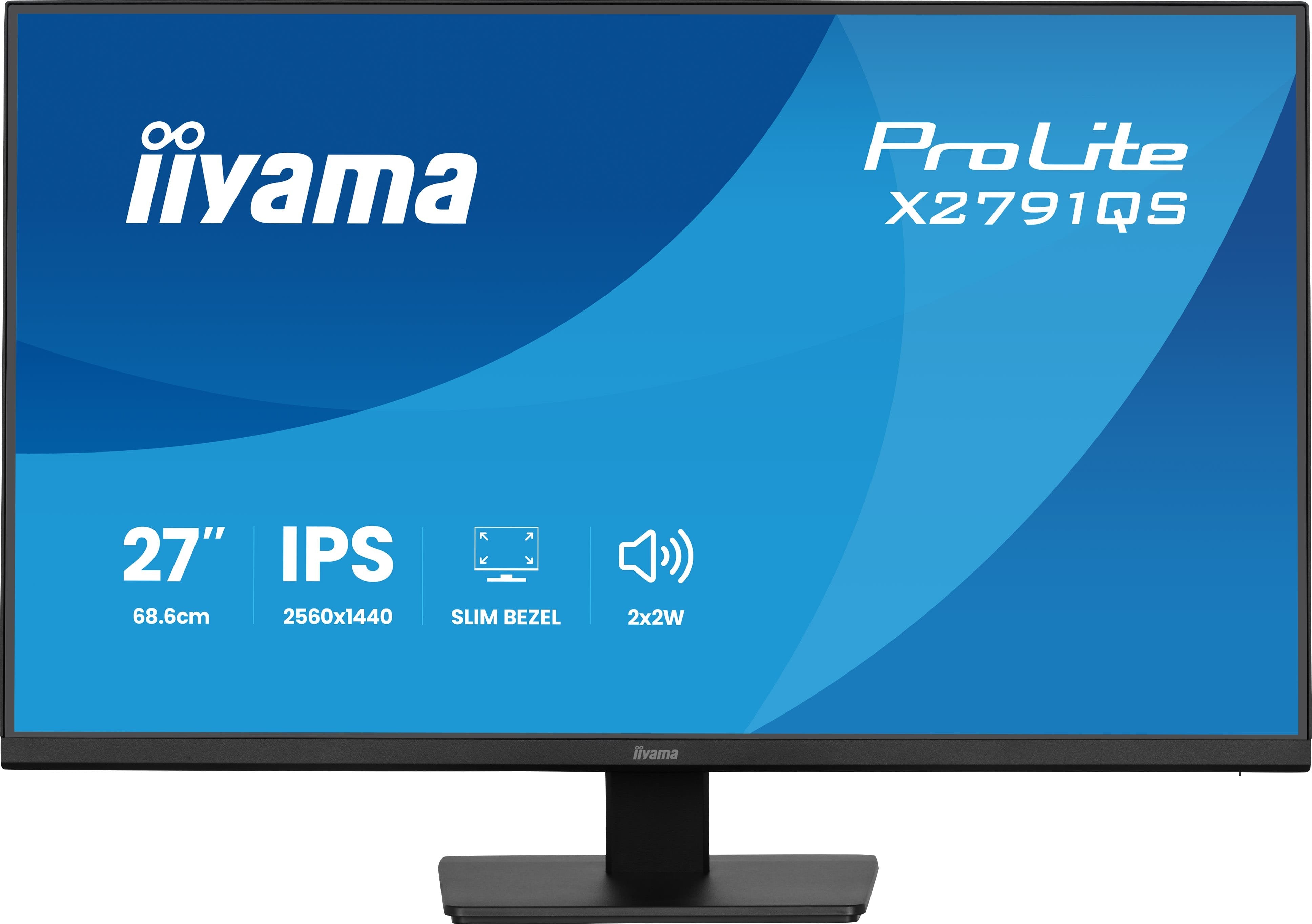 Monitor Iiyama 27" Ips, 4-Side Slim Bezel 2560x1440 75hz