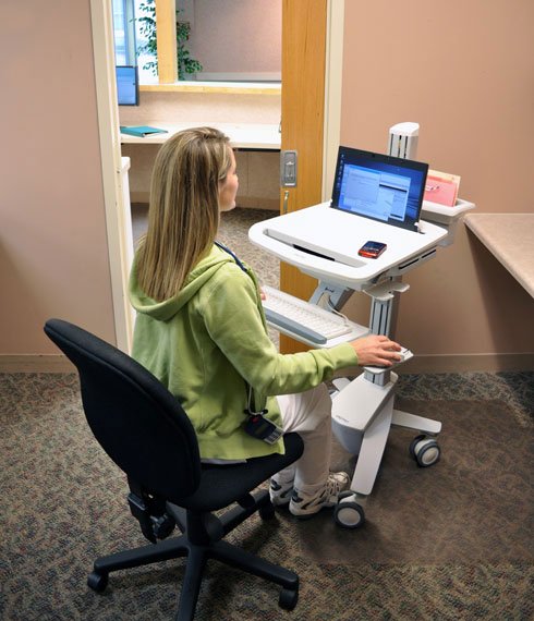 Ergotron Styleview Emr Laptop Cart