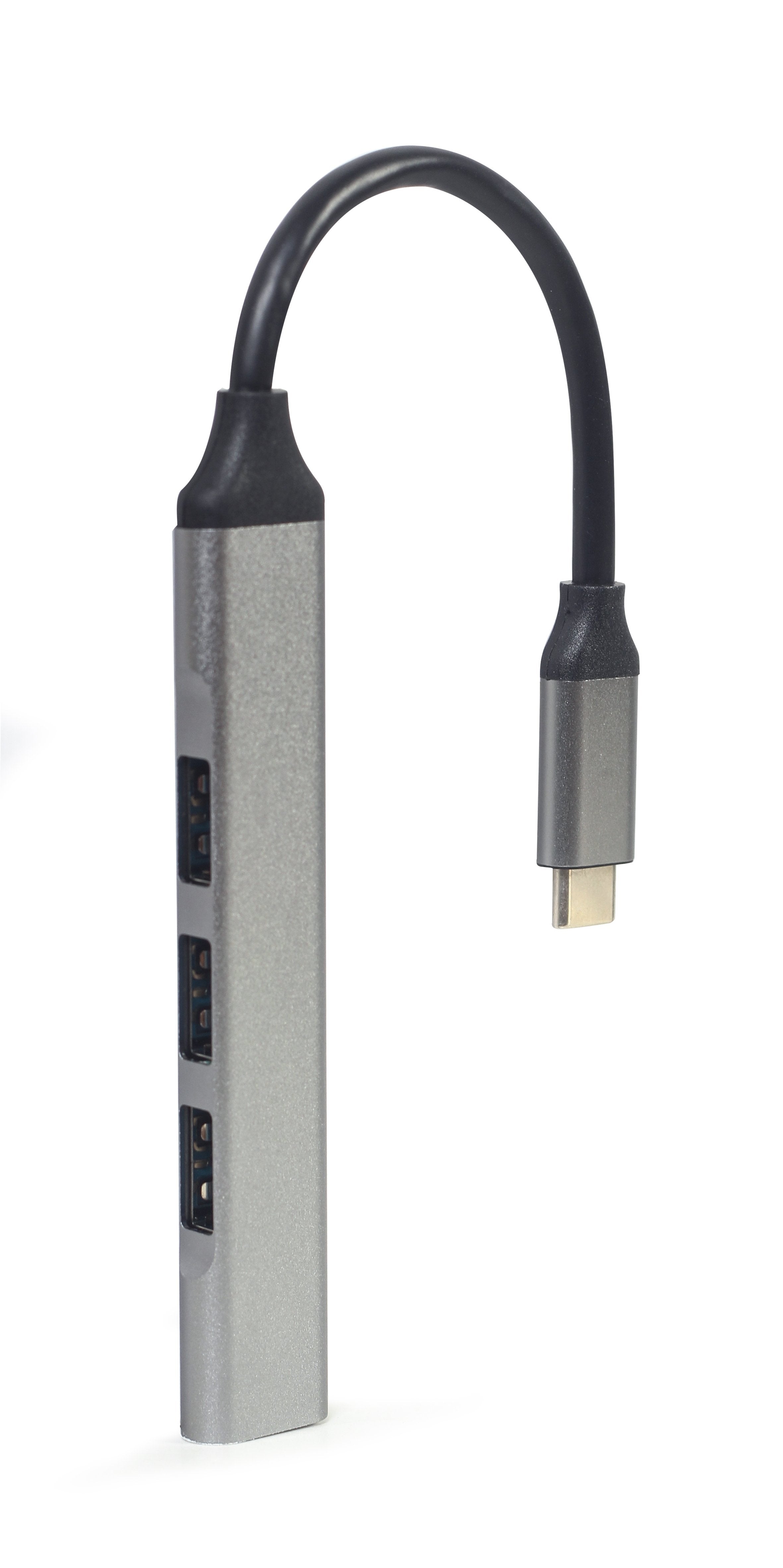 Gembird Hub Usb Tipo C 4-Port Usb 3.0 X1 Port Usb 2.0 X3 Ports Silver