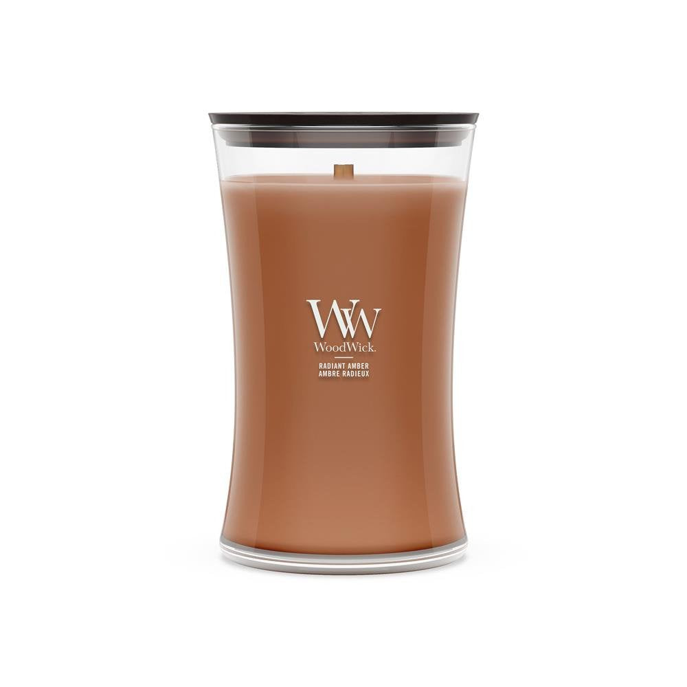Woodwick Radiant Amber Vela Cilindro Ámbar Marrón 1 Pieza(S)