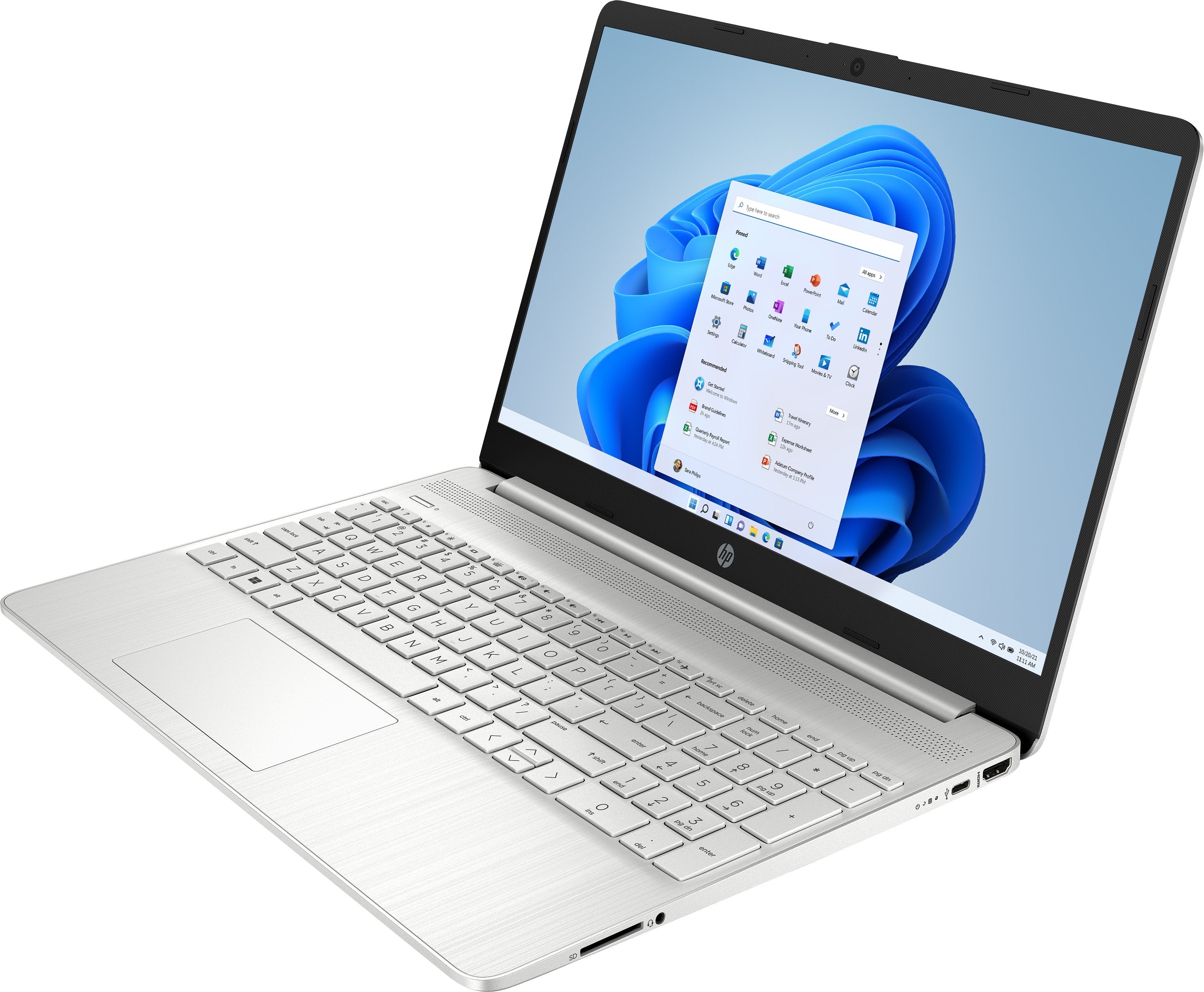 Portátil Hp 15s-Eq1147ns Amd Athlon 3050u 15.6fhd 8gb 256ssd Nvme Usb-C W11