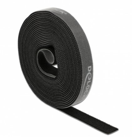 Klettband Auf Rolle L 5 M X B 15 Mm Schwarz