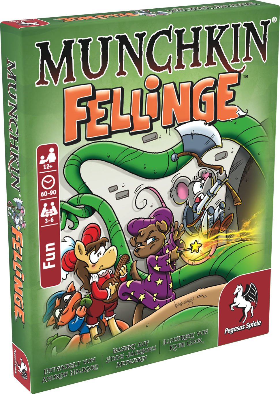 Pegasus Munchkin Fellinge, Juego De Cartas 17025g