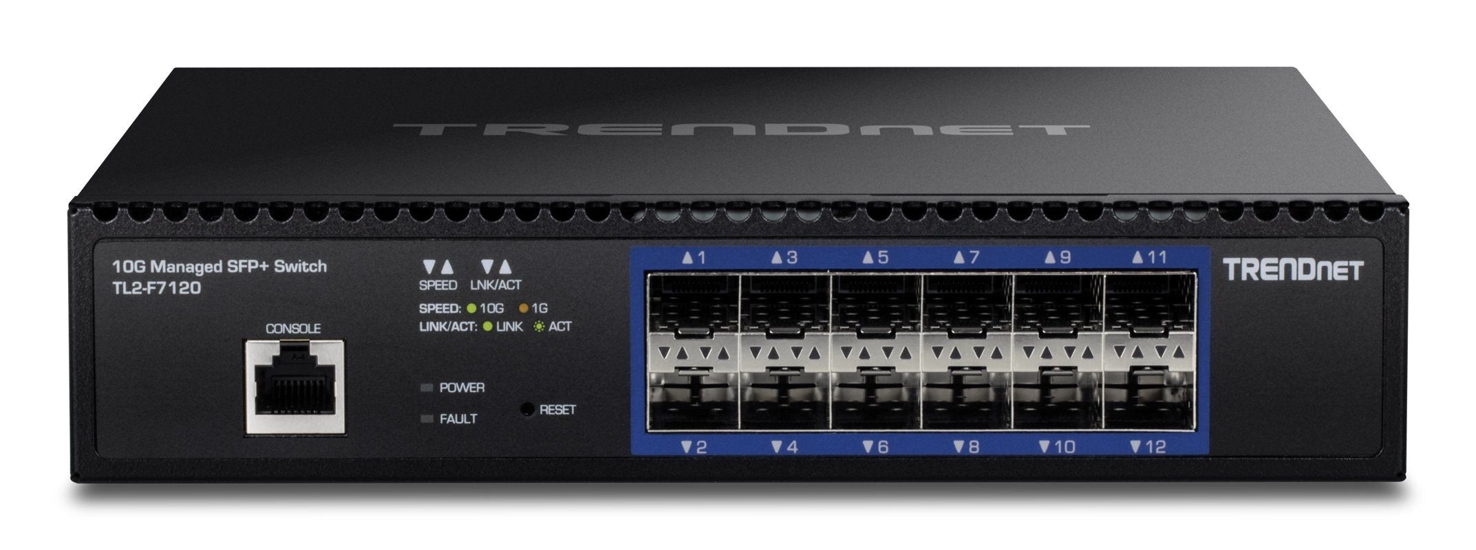 EAN 0710931140972 - Trendnet TL2-F7120 switch Gestionado 1U Negro imagen 1