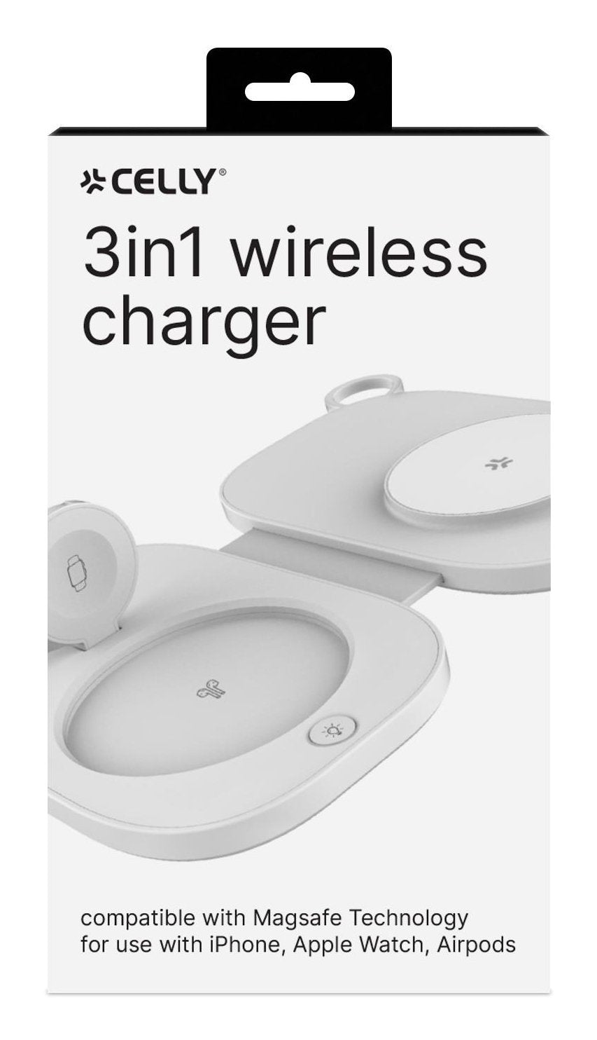 EAN 8021735221951 - Celly MAGPOCKET3IN1WH cargador de dispositivo móvil Auriculares, Smartphone, Reloj inteligente Blanco USB imagen 9