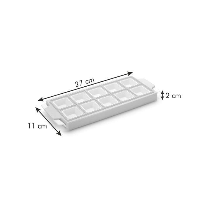 Molde Para 10 Ravioli Cuadrado Delicia