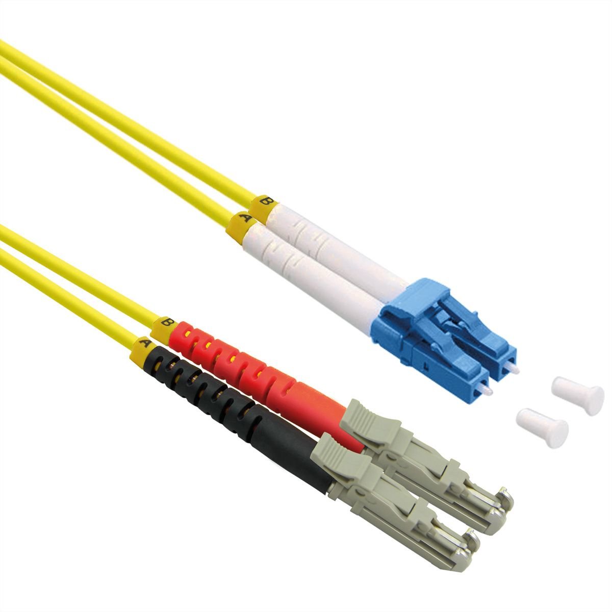 Roline Lwl-Cable Duplex 9 125m Os2, Lsh Apc   Lc Upc, Lsoh, Gelb, 3 M
