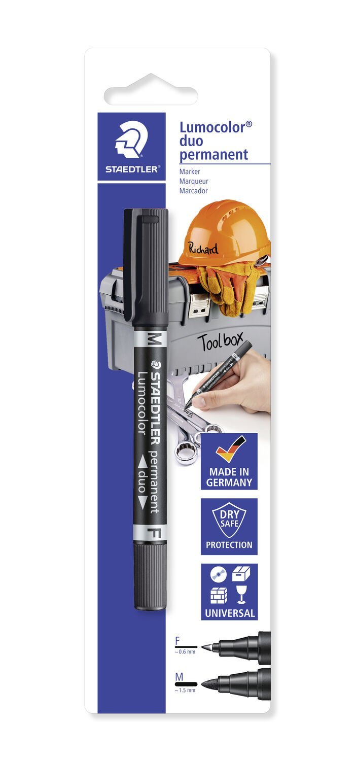 Staedtler Zweispitzmarker Lumo Bk Heimwerker