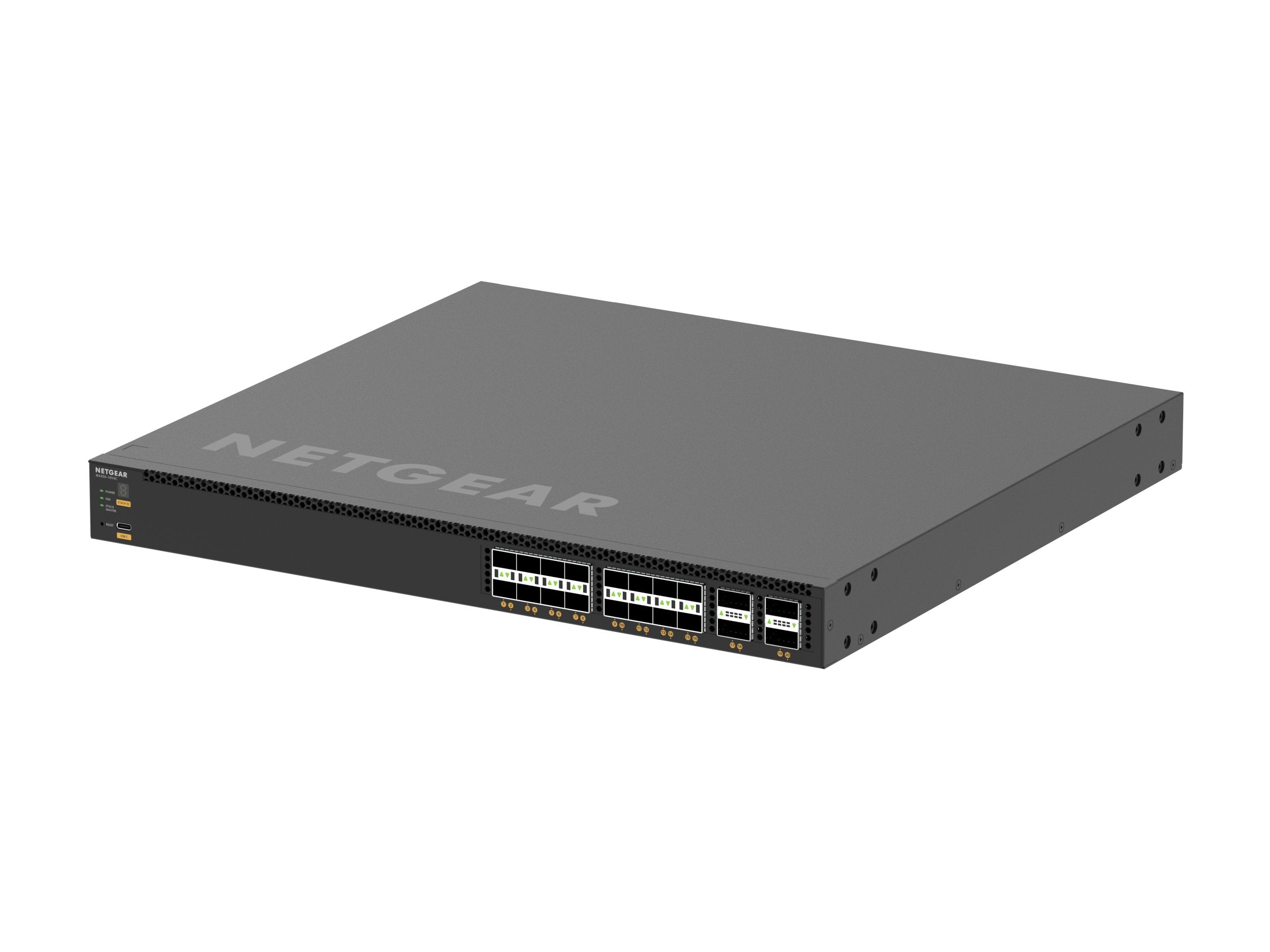 Netgear M4350-16v4c Switch Vsm4320c 16xsfp28 4xqsfp Gestionado L3 Negro