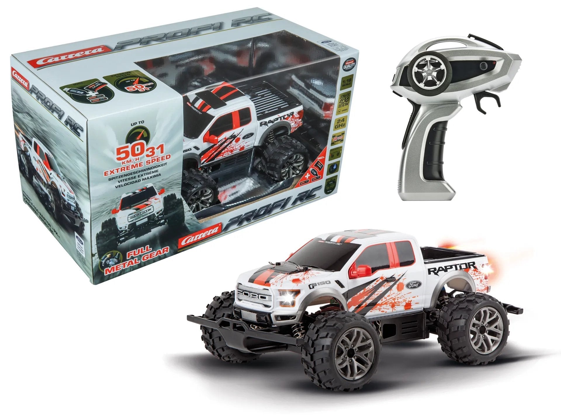 Carrera Rc Profesional Ford F-150 Raptor -Px- 370183017