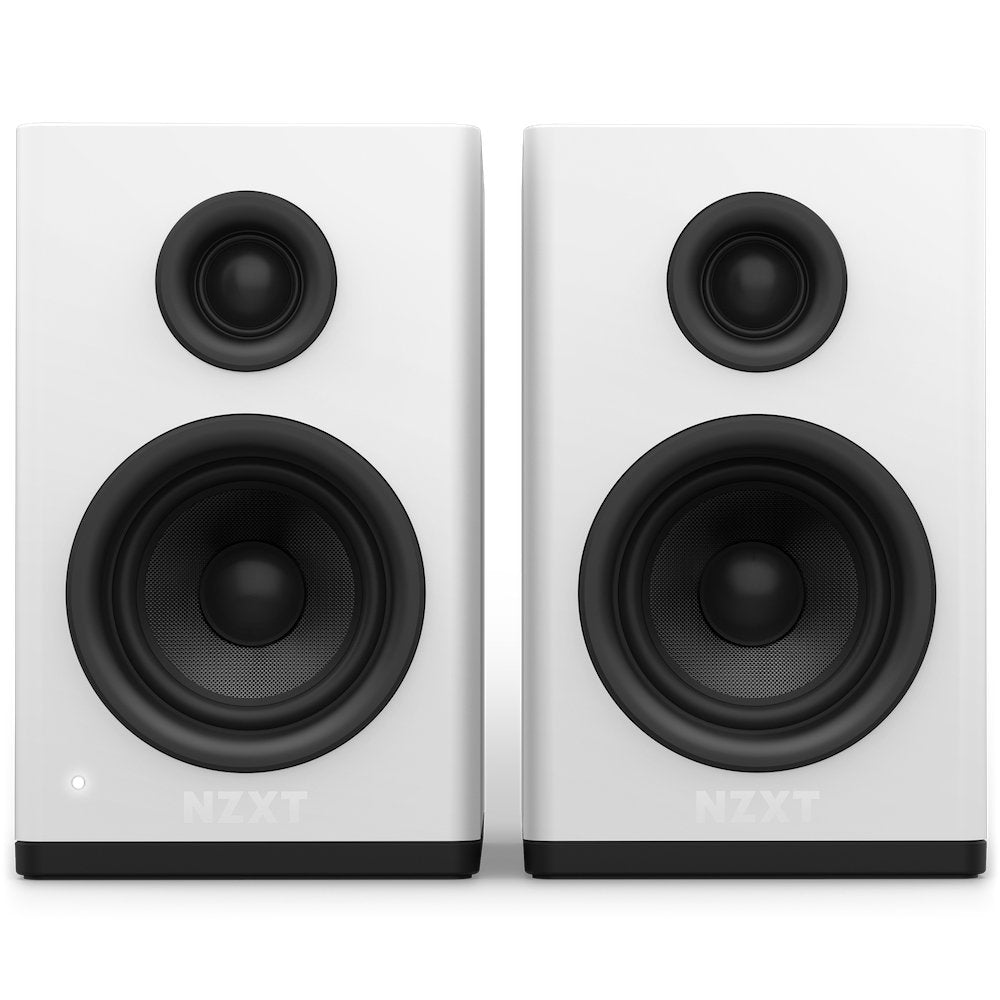 Altavoces Nzxt (Blanco/Negro, Conector De 3,5 Mm, Rca) Ap-Spkw2-Eu
