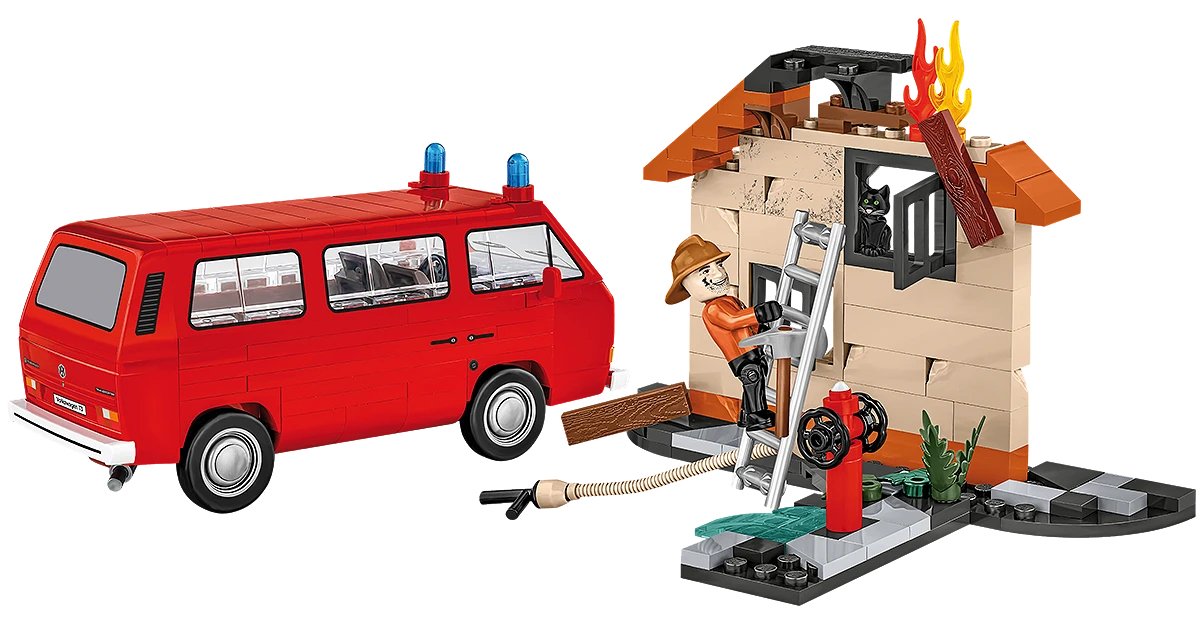 Cobi Volkswagen T3 Feuerwehr Cobi-24635