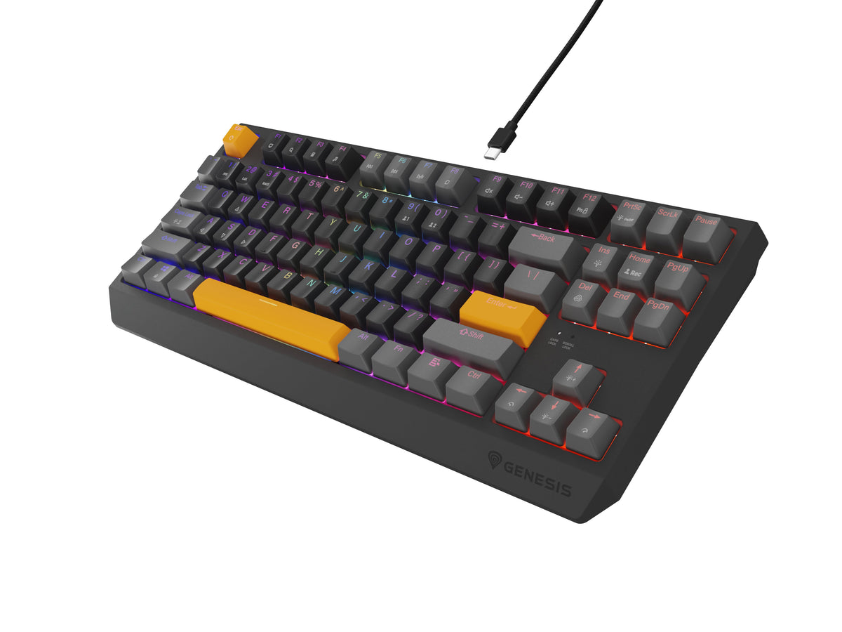 EAN 5901969443318 - GENESIS Thor 230 TKL Anchor Gray Positive Outemu Red teclado Juego USB + RF Wireless + Bluetooth QWERTY N imagen 17