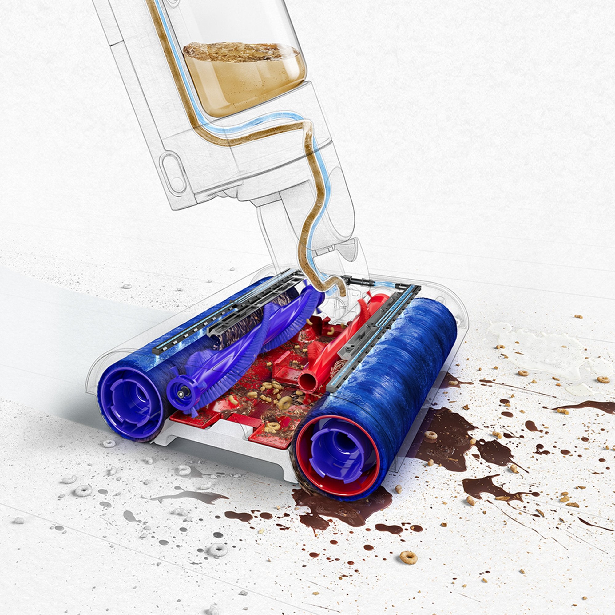 EAN 5025155096772 - Dyson Wash G1 Aspiradora escoba Batería Húmedo Sin bolsa Negro, Azul imagen 26
