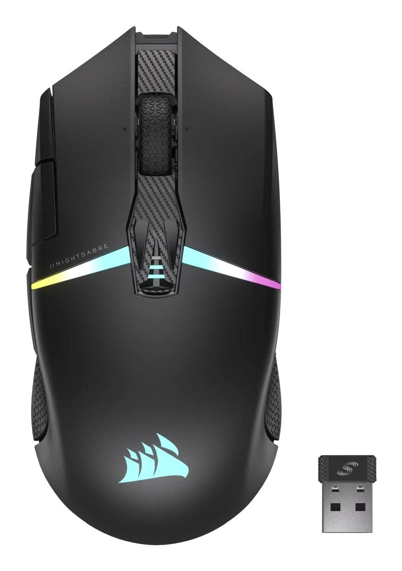 EAN 0840006649519 - Corsair CH-931B011-EU ratón Juego mano derecha RF Wireless + Bluetooth Óptico 26000 DPI imagen 1