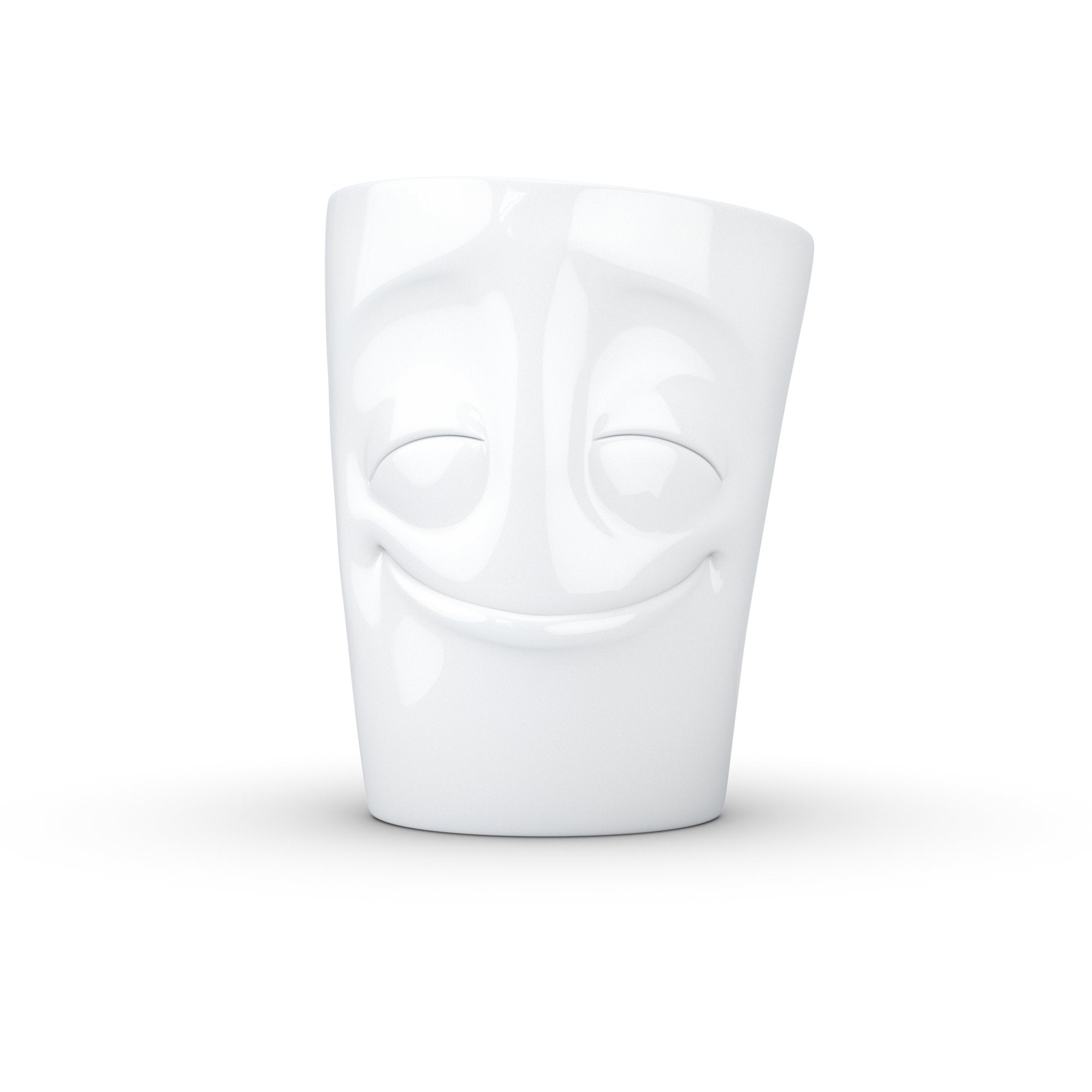 Fiftyeight Henkelbecher 350ml - Vergnügt Blanco